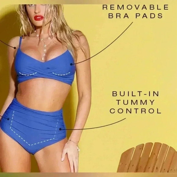 POPILUSH High-Waist Bikini Set - NWT - Picture 2 of 5